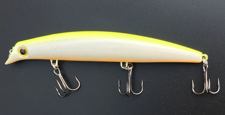 Seawater Fishing Dive Minnow 0.2-0.5m Artificial Lures Hard Bait 10.5cm 12cm  Bass Lure Laser Bright