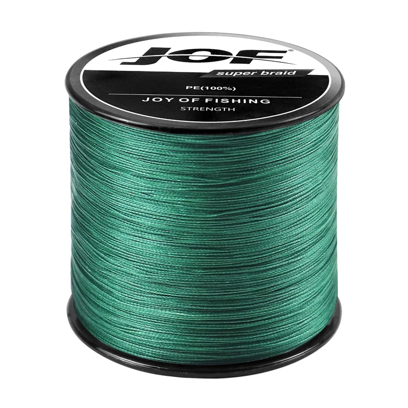 JOF Braided Fishing Line 4 Strands 1000M 500M 300M Multifilament Line Carp Fishing 8-80LB PE Line Sea Fishing 4X Braid Wire