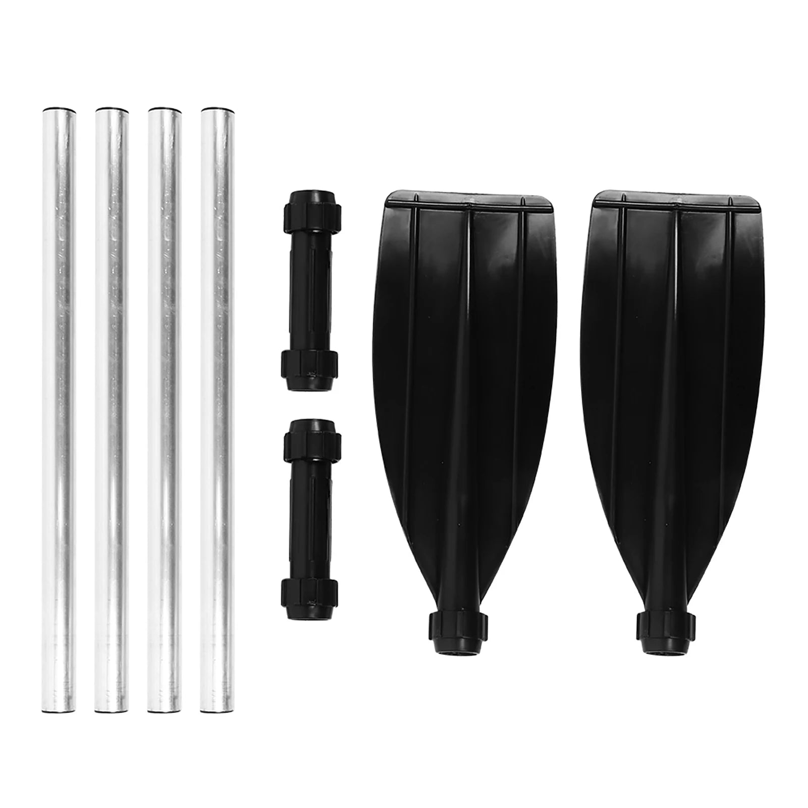 Canoe Paddles Marine Oar 125cm/49.2in Detachable Afloat Oars Aluminum Alloy Paddles Dual End Portable for Boat Kayak Raft Canoe