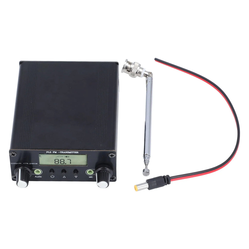 Stereo FM Transmitter FM Radio Stereo Mini Radio Station for Theater Home Library Parking lot Church FM Broadcast Transmitter