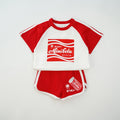 2026  Kids Summer Clothes Set Cartoon Toddler Cartoon T-Shirt + Shorts Baby Boy Girl Matching Outfits Comfortable Preschool Wear