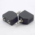 Stereo 3.5mm Audio Jack Male to Dual Female Double Earphone Headphone Y Splitter Adapter Plug DIY Converter