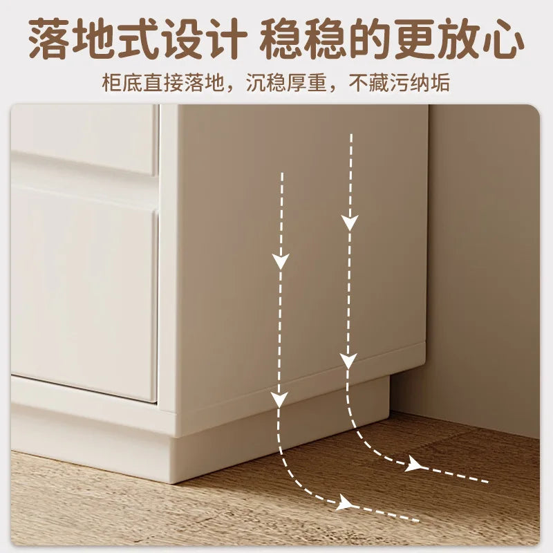 Bookshelf Home Modern Simple Floor Free Combination Storage Display Cabinet Living Room Grid Shelf Side Cabinet
