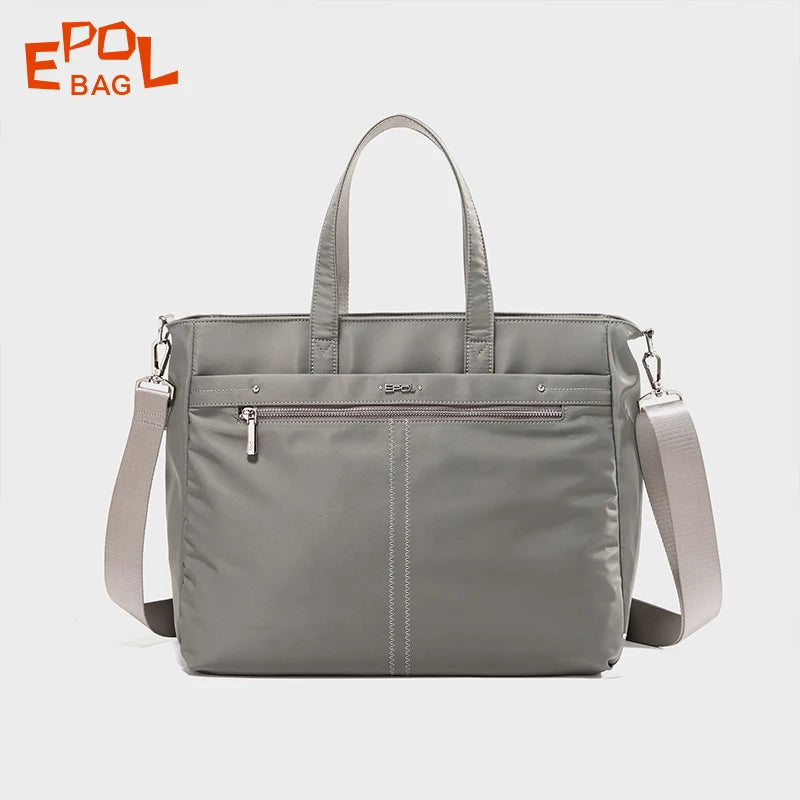 EPOL Woman's Handbag Trend 2025 Large Multi Pocket Fashion Casual Tote Bag Waterproof Travel Lightweight Shoulder Bags 6102-02