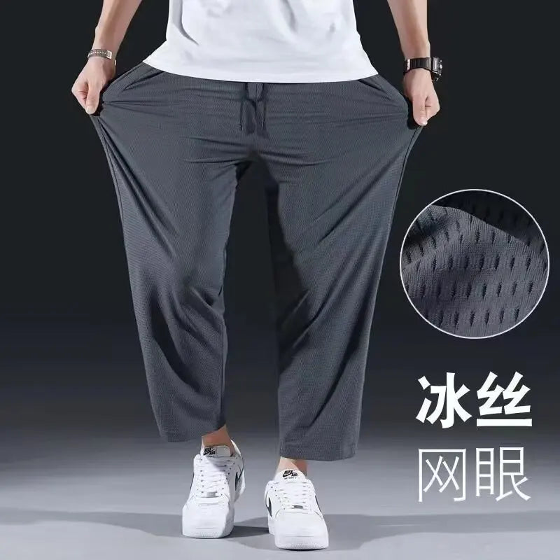 Summer Fishing Pants Outdoor Green Fishing Trousers feather Mesh Quick Dry Sport Thin Breathable Fishing Clothes Men Casual