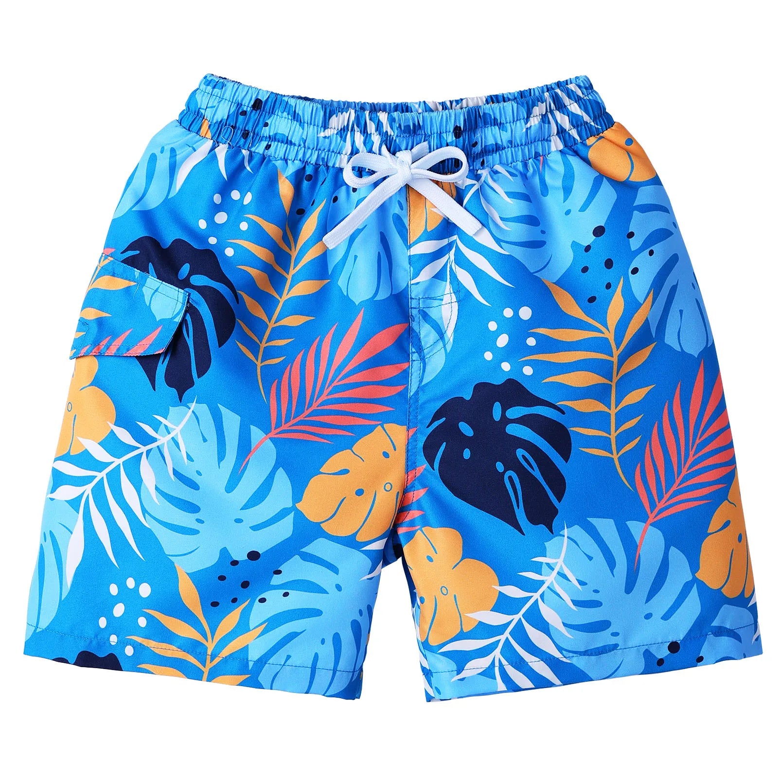 Hawaii Kids Swim Shorts Cute Swimsuit Swimming Trunks Quick Dry Summer Swimwear Boys Beach Shorts Surf Board Male Clothing Pant