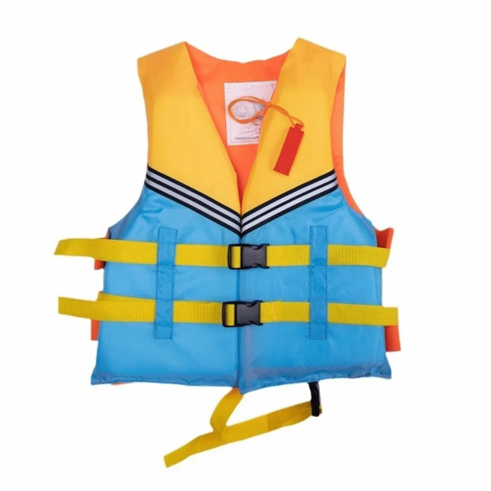 Universal Large Buoyancy Life Vest Jacket Portable with Whistle Marine Safety Vest Adjustable Straps Boating Vest Boating