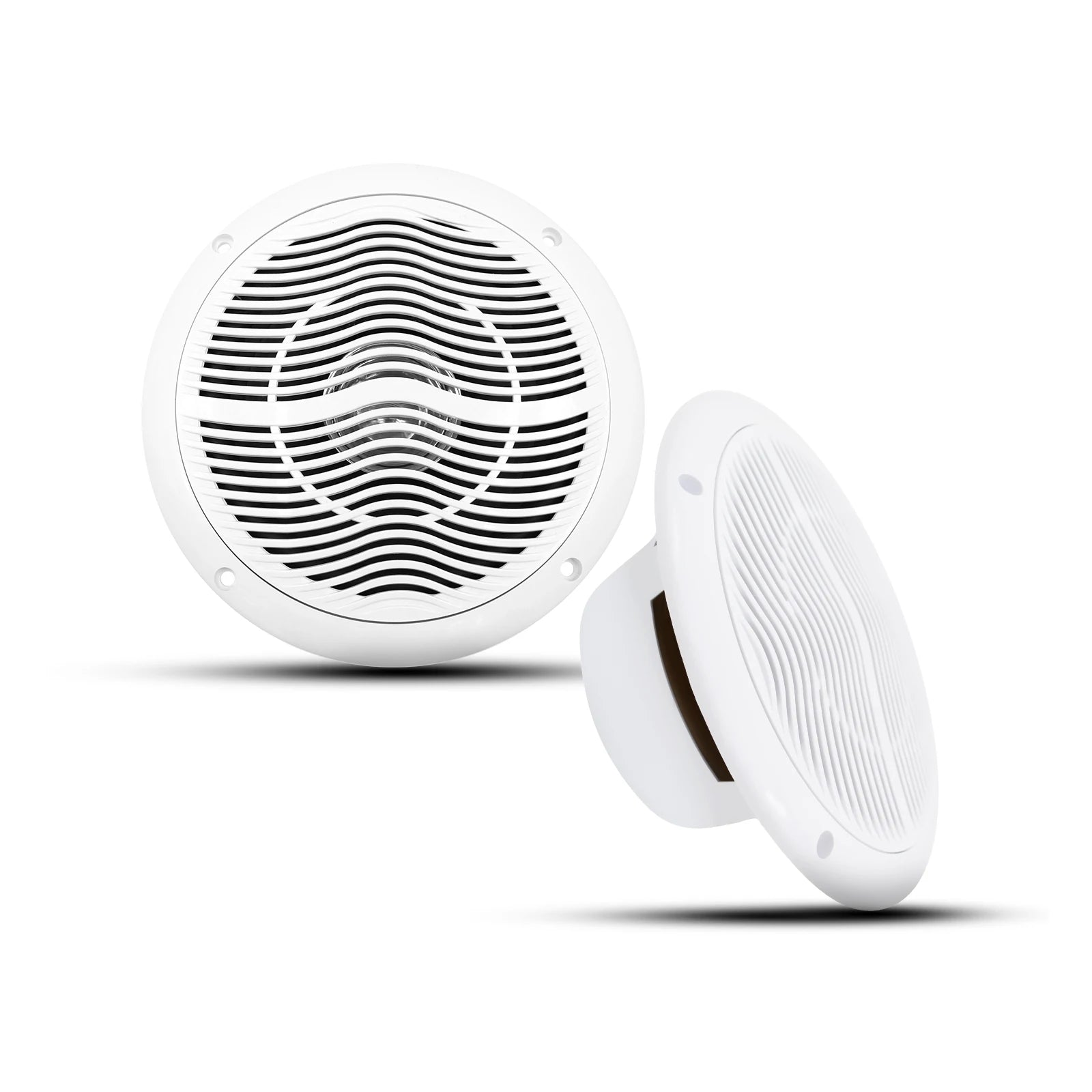 Herdio 6.5 Inch Marine Speaker 120W 2-Way Waterproof And Weather Resistant Outdoor Stereo Boat Speakers Perfect For ATV UTV