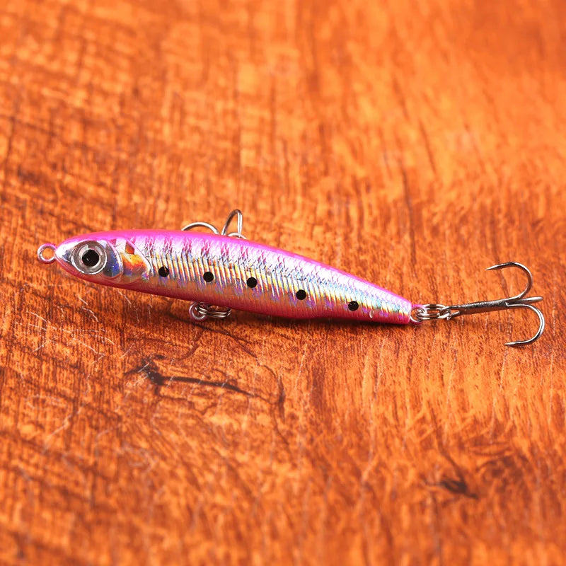 Micro Sinking Pencil Lure 3g 5g Mini Silver Fish Hard Bait All Depth Freshwater Saltwater Artificial Fishing Lure