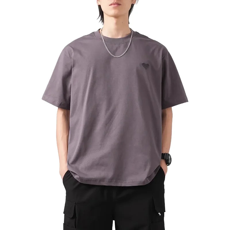 DUKEEN Sorona Fabrics Coolness T Shirts Men Summer Upf50+ Ice Silk Embroidery Tops Men's Quick-Drying Sun Protection T-Shirts
