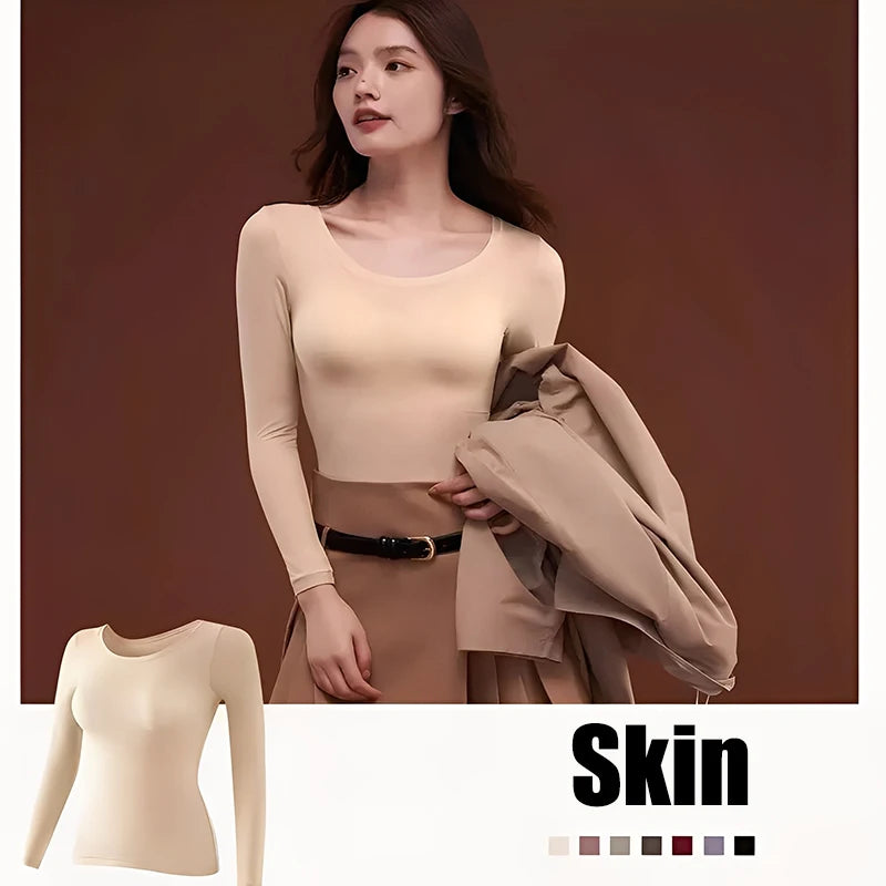 1/2Pcs Flarixa Seamless Thermal Underwear Set Women First Layer Thermal Top Long Johns Suit Winter Thermo Clothing Ladies Thin
