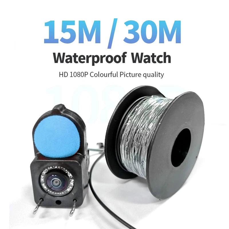 Fish Finder Underwater Camera 1080P HD 4.3 inch LCD Fishing Camera With 5000mAh Battery Portable Fishing Tools With Night Vision