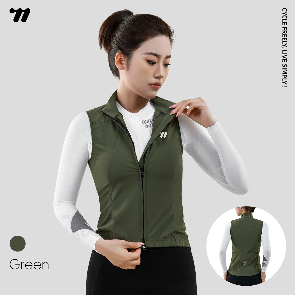 WEST BIKING Women's Cycling Vest Windproof Summer Sports Waistcoat Outdoor Running Fitness Sun Protection Sleeveless Clothing