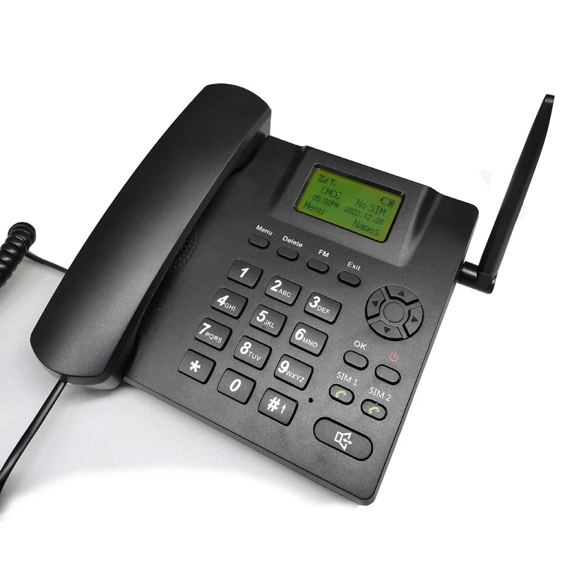 Cordless phone for old people GSM Support SIM Card Fixed handfree cell Landline mobile Wireless Telephone home office house