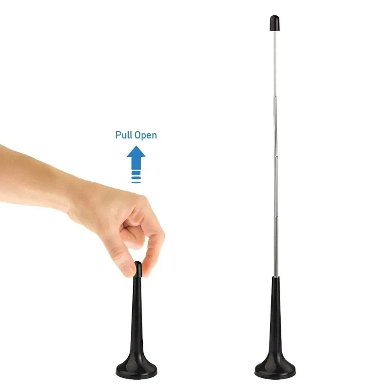 Household Dab Fm Radio Antenna Stereo Receiver High Gain 75 Ohm Indoor Radio Antenna