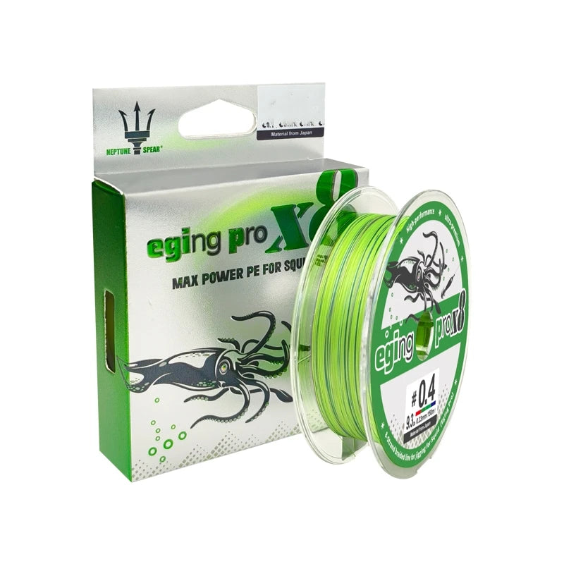 New 150m X8 Strands Braided PE Japan Smooth Multifilament Fishing Line PE Line Seawater Fishing Squid Octopus and Cuttlefish