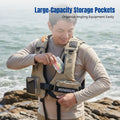 High Buoyancy Life Jacket Fishing Vest Outdoor Adult Fishing Gear
