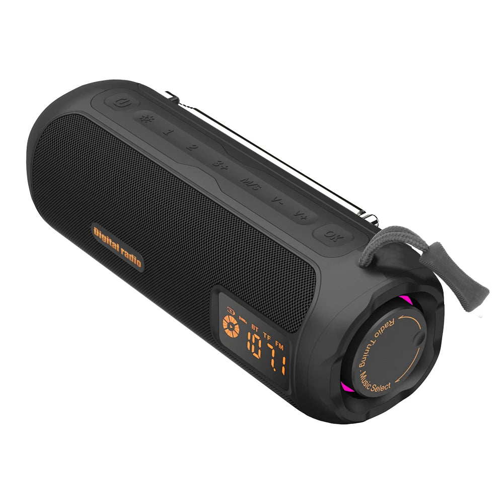 BT Speaker Portable Radio AM FM Radio Rechargeable Radio for Home Kitchen Outdoor