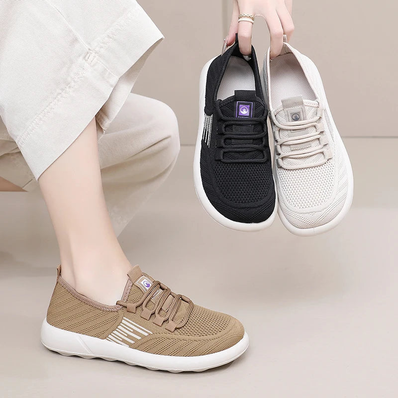 2025 new women's casual shoes soft sole breathable comfortable simple versatile anti-slip wear-resistant outdoor casual