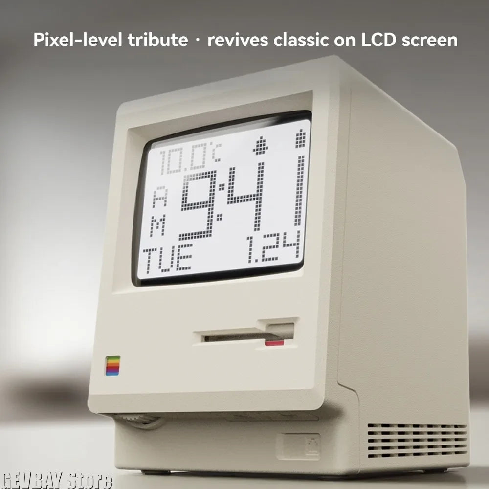 Retro Clock Desktop Alarm Digital Clock Student Specific Wake Up Artifact Nostalgic Desktop Male Electronic Maclock Ornament