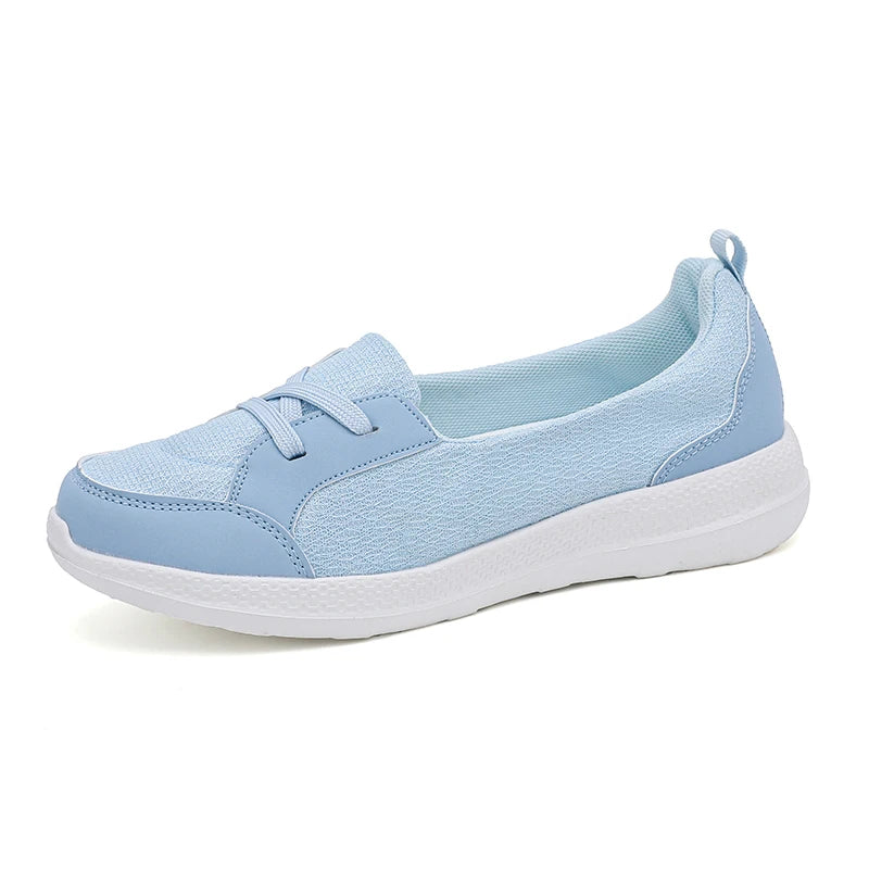 Women's shoes summer new casual shoes soft sole breathable fashion sports shoes flat vulcanized women's  large size