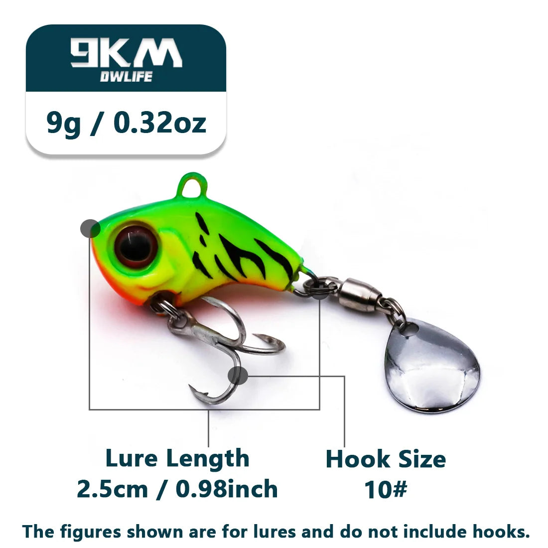 VIB Fishing Lures Tail Spinner Crankbait Lure 9~16g Fishing Spoon Lure Blade Sinking Lures Bass Fishing Jigs Fishing Lure Tackle
