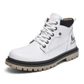 Handmade Men's Boots Outdoor Hiking Boots Lace Up Ankle Boots Autumn Leather Boot High Top Non-slip Men Shoes Botas Para Hombre