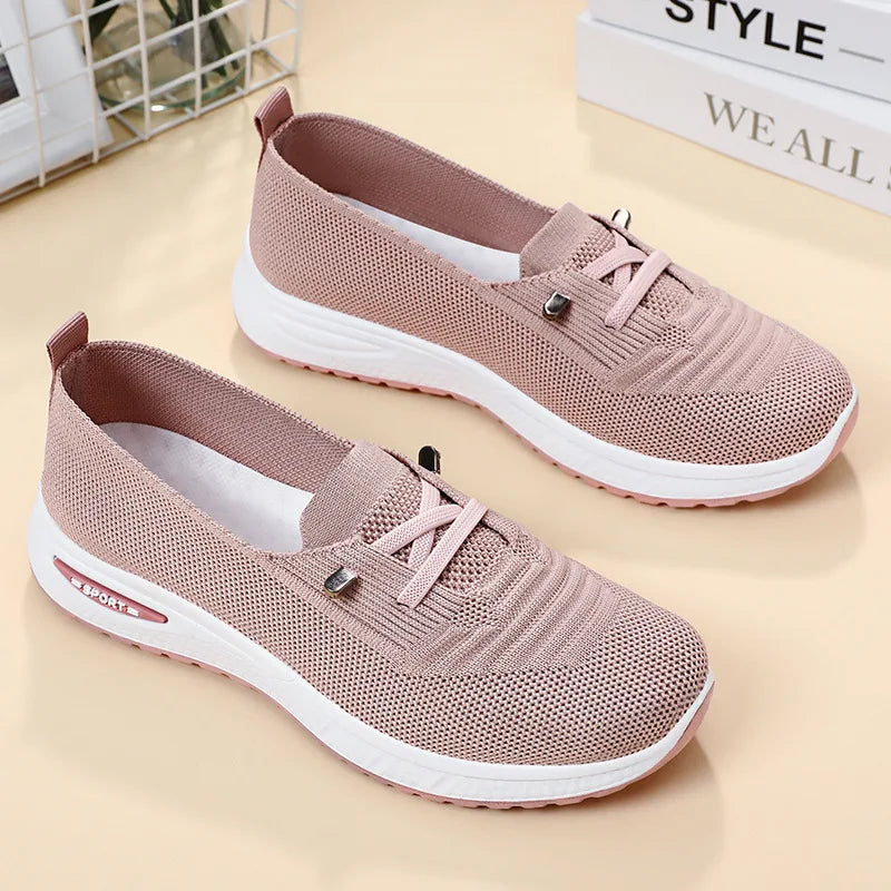 Women's Shoes 2026 Casual Sneakers Breathable Mesh Chunky Sole Affordable Free Shipping