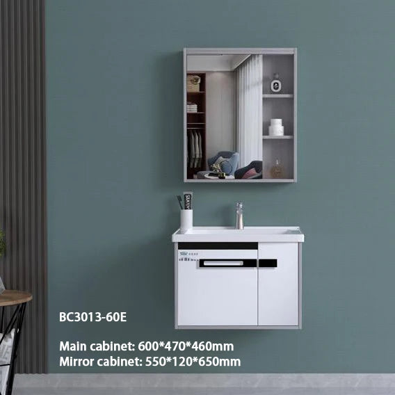 80CM Sink Luxury Storage Furniture Frees Standing Modern Design Toilet Painted Vanity Evkur Bathroom Cabinet
