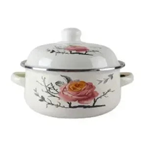 Enameled Pots and Pans Baby Complementary Food Bowl Cooking Pasta Pot Fruit Salad Bowl Induction Cooker Gas Universal Hot Pots A