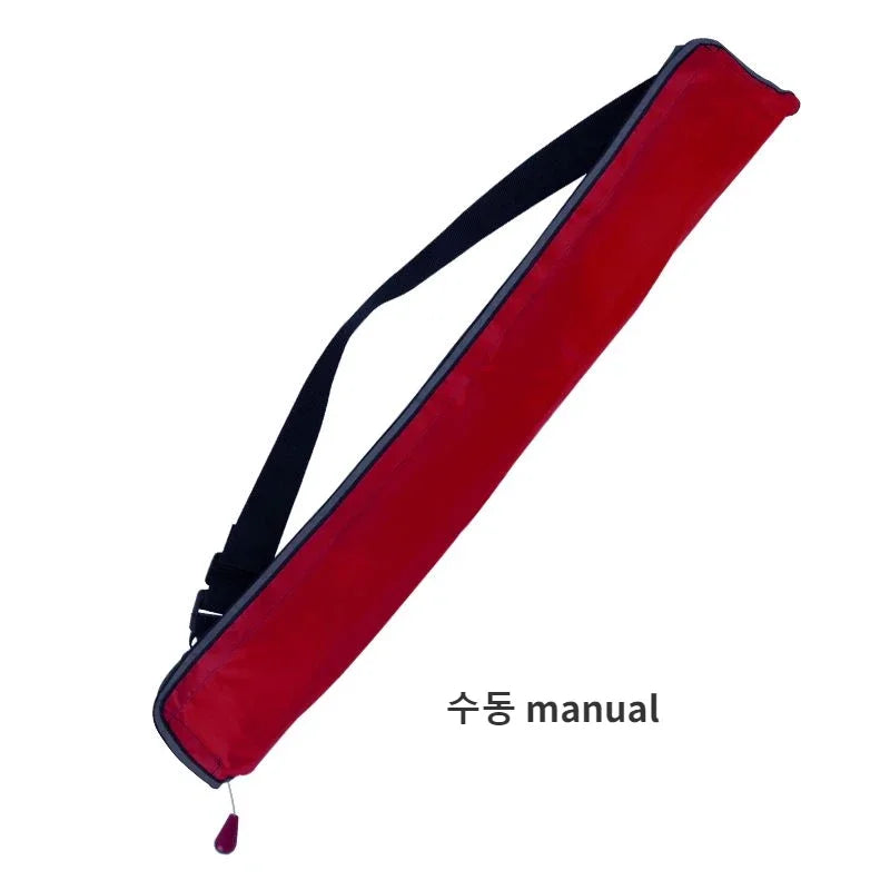 Fishing Life Jacket Manual Waist Belt Automatic Inflatable Buoyancy Portable Professional Fishing Adult Vest