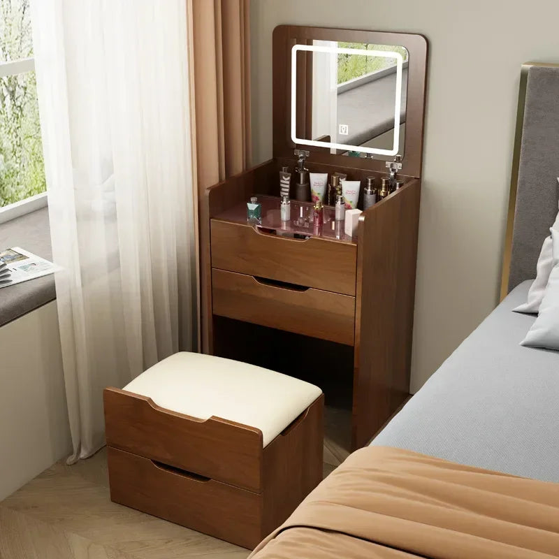 #Cheap Mini Small Vanity Desk For Makeup Mirrored Wooden Dressing Makeup Vanity Table With Shipping Included##