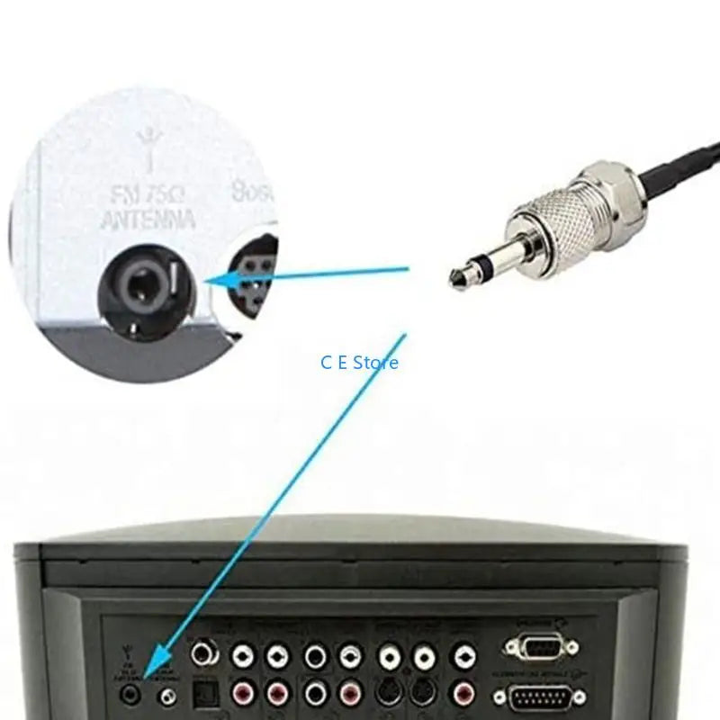 Stereo Receiver Tuner Home Theater Receiver Base FM Antenna For Indoor Video 50 Ohm FM Radio Antenna