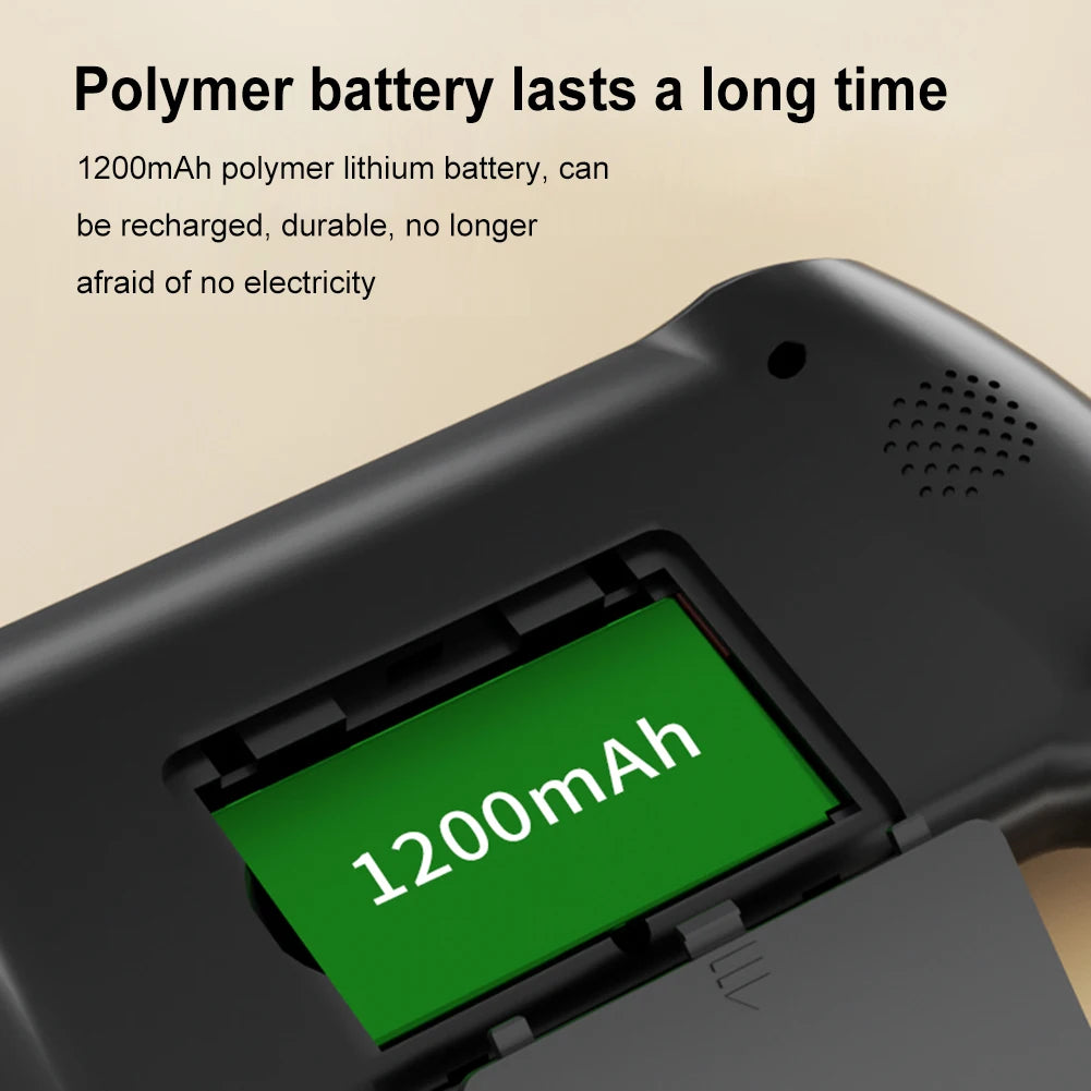 Retro Handheld Game Console 3.5inch LCD Screen Video Game Console Built-in 500 Games TV Connect for Single Player
