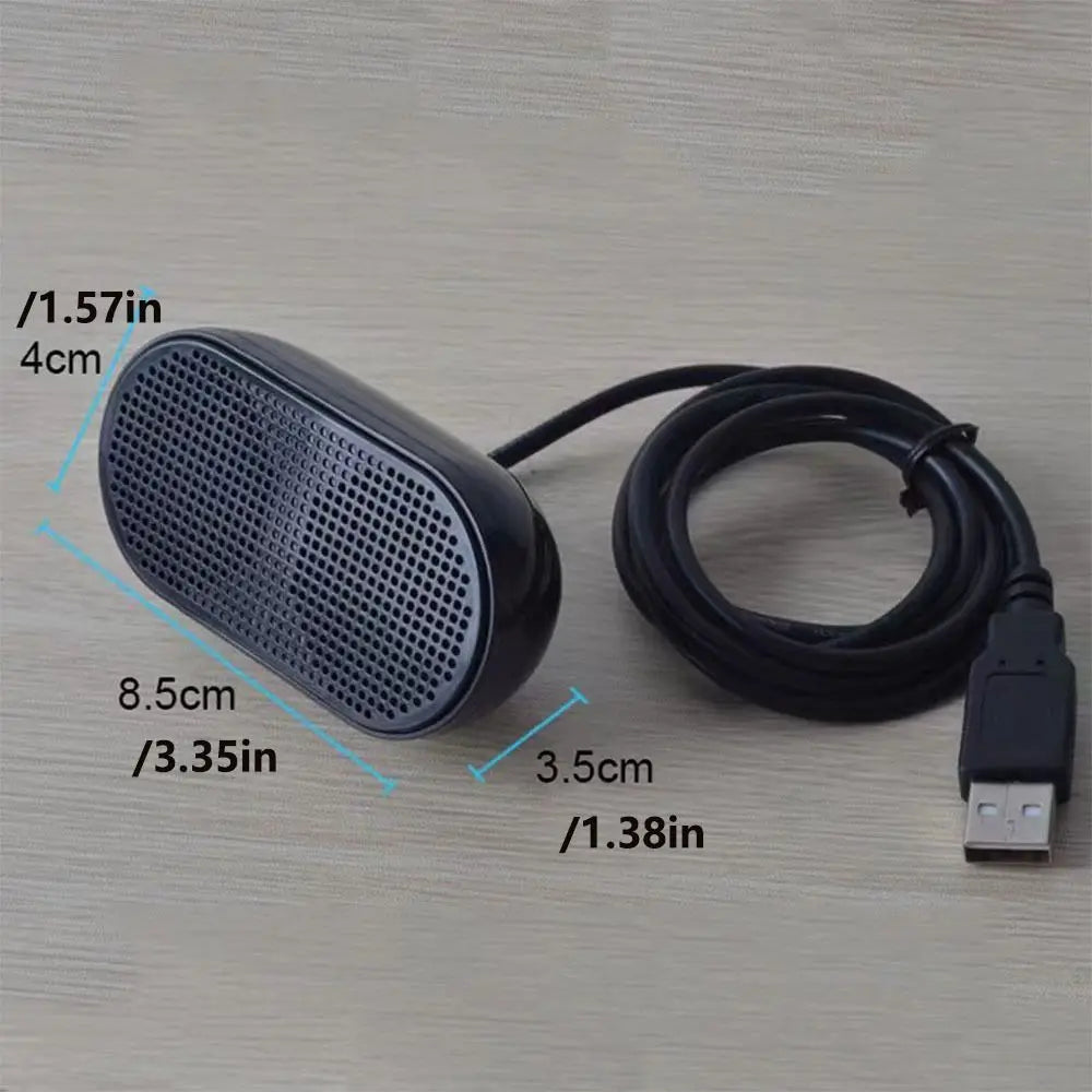 Stereo Sound Mini USB Speaker Mini Size Stereo Portable Loudspeaker Powered Speaker 3D Sound Music Playing Device Home Office