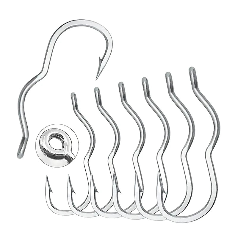 50pcs Premium Fishing Hooks Barbed Design For Anti-Slip & Secure Fish Grip | Reliable For Freshwater And Saltwater Hunting