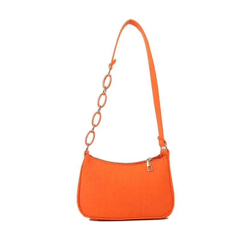New Popular Retro Gentle Temperament Small Square Bag Autumn Shoulder Handheld Fashion Casual Yankee Underarm Shoulder Bag