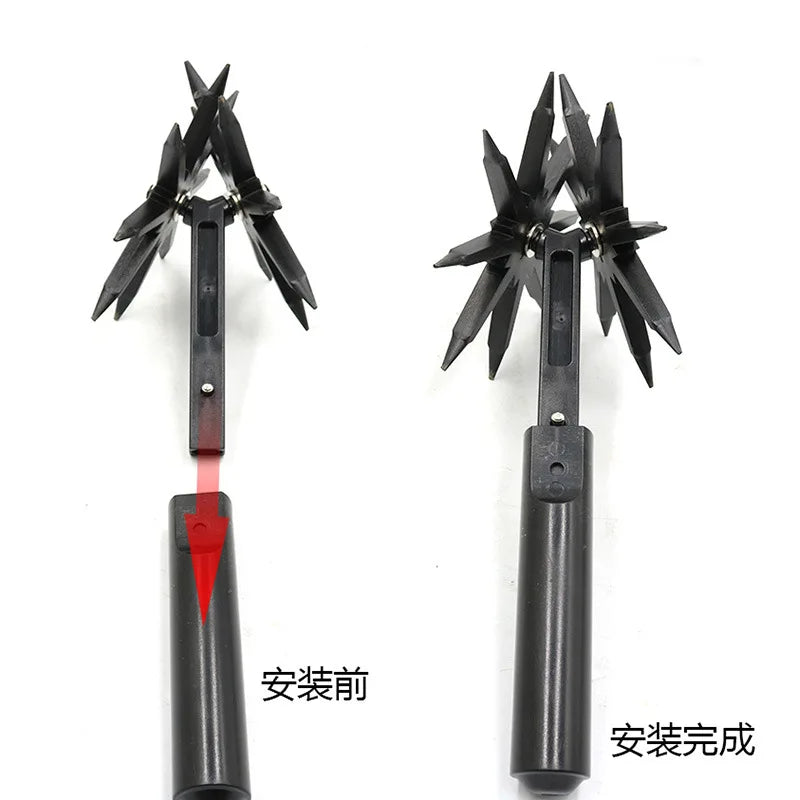 2025 New type soil-turning tool - grassland loosening device - garden loosening rotary tiller - soil loosening