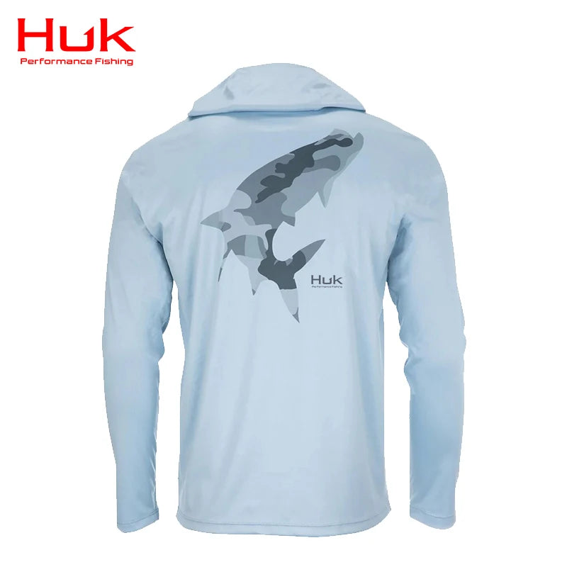 2023  Summer men's fishing clothes hooded shirt, comfortable, breathable protective ability, fishing hoodie roupa de PESCA