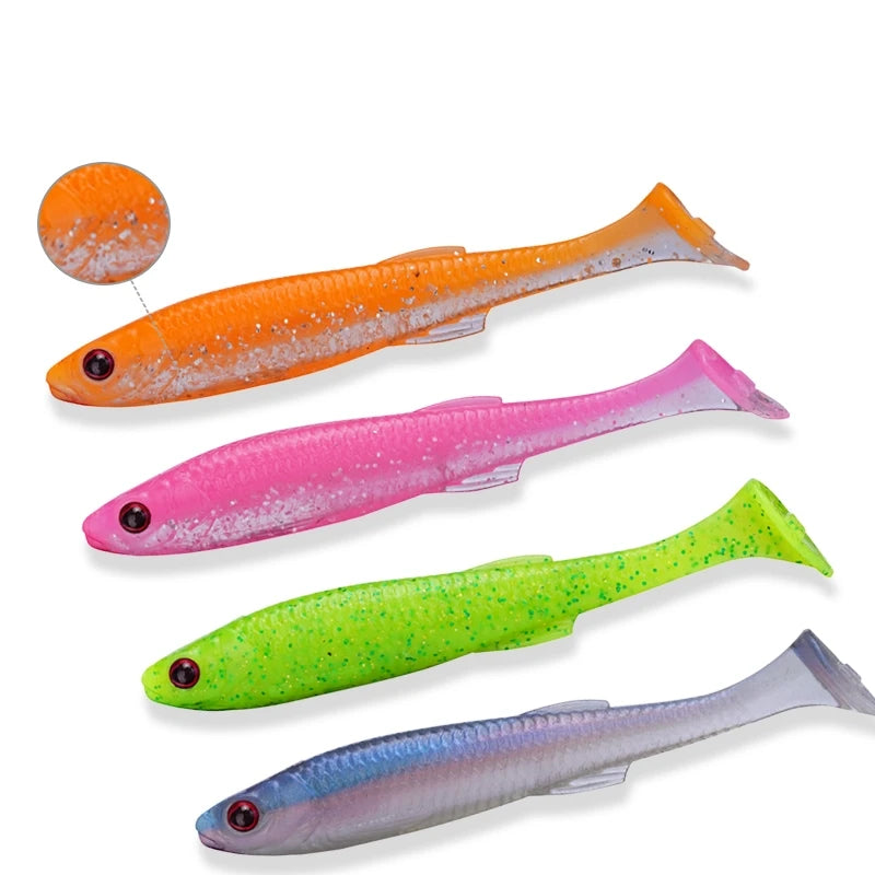 Fishant Flying Ant [Submerged Small Real Fish/Floating Fat Real Fish] 2-2.5 - 2.8-3 inch Lure T-tail