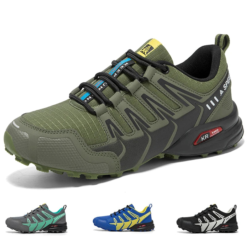 2025 Men's Waterproof Hiking Shoes Outdoor Hiking Shoes Mountaineering Camping Hunting Tactical Boots Men's Cycling Shoes
