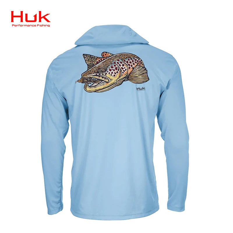 2023  Summer men's fishing clothes hooded shirt, comfortable, breathable protective ability, fishing hoodie roupa de PESCA