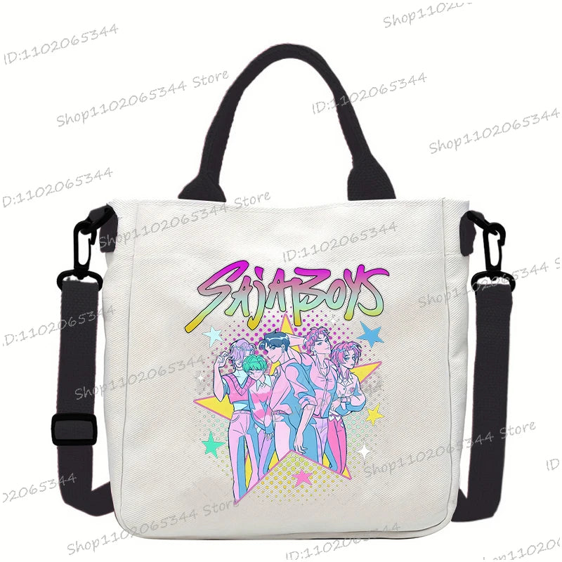 Fashion Woman Men Anime Cartoon Small Shoulder Bags Rumi Tiger Print Handbags Korean Ulzzang Student Crossbody Bag Gifts