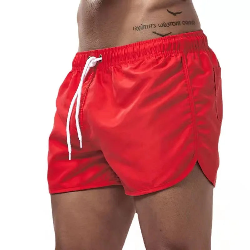 2025 New Man Swimwear Swim Shorts Trunks Beach Board Shorts Swimming Pants Swimsuits Mens Running Sports Surffing Shorts