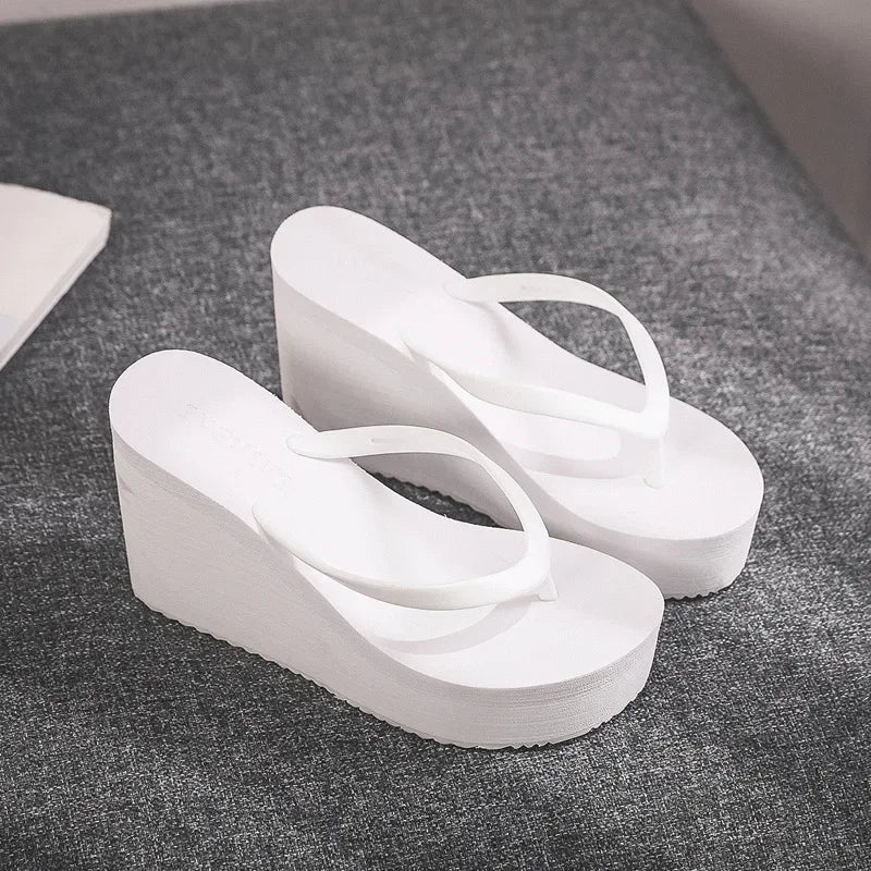 Womens Shoes Comfort Summer Women Wedge Platform Slippers Outdoor Sports Beach Flip Flops Opened Toe Casual Shoes 2023