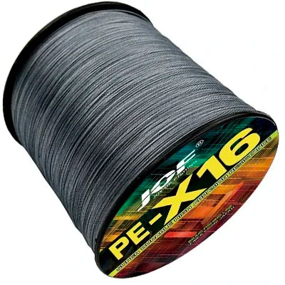 16 Strands Braided Fishing Line X16 Super Strong 25/40/80/100/125/140/161/200LBS HollowCore 100-1000M Multifilament 11.3-91kg