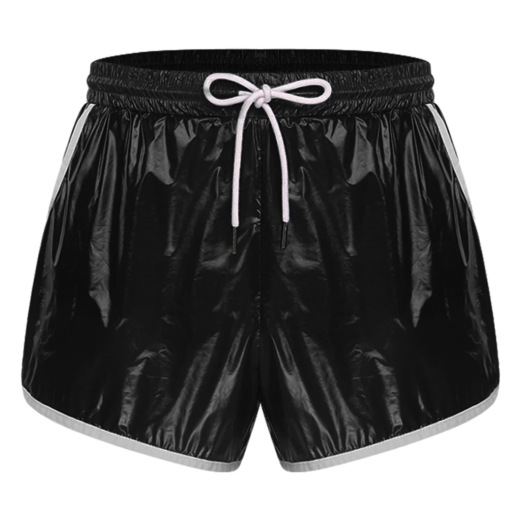 Swimwear Mens Waterpoof Swimming Trunks Shorts Elastic Waistband with Drawstring Seams Shorts with Pockets Swimming Bathing Suit