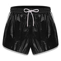 Swimwear Mens Waterpoof Swimming Trunks Shorts Elastic Waistband with Drawstring Seams Shorts with Pockets Swimming Bathing Suit