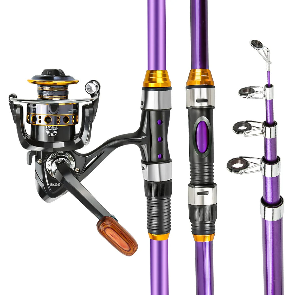 fishing gear full set of combination throwing rod far investment sea rod cross-border wholesale