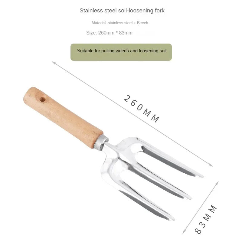 Garden Hand Tool Wide Shovel Hand Cultivator Rake Flowers Potted Household Plant Garden Tools for Digging Transplanting Weeding